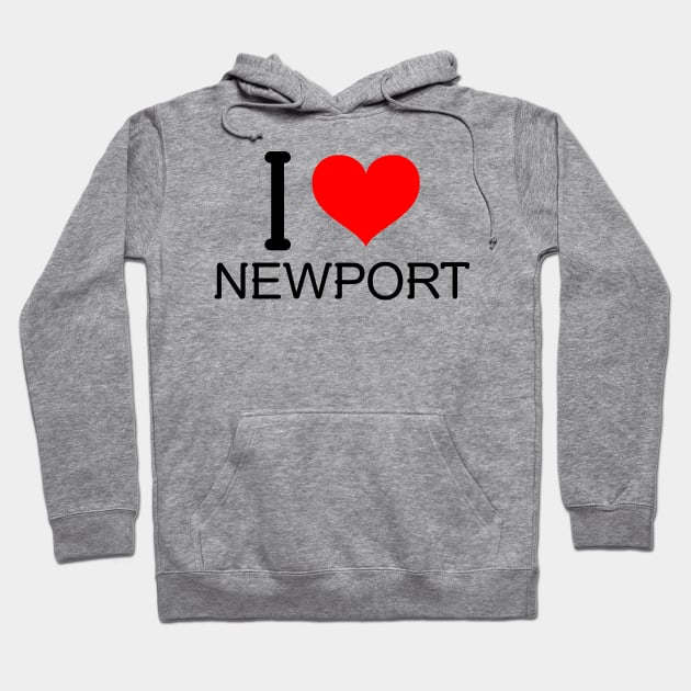 I love newport Hoodie by YungBick